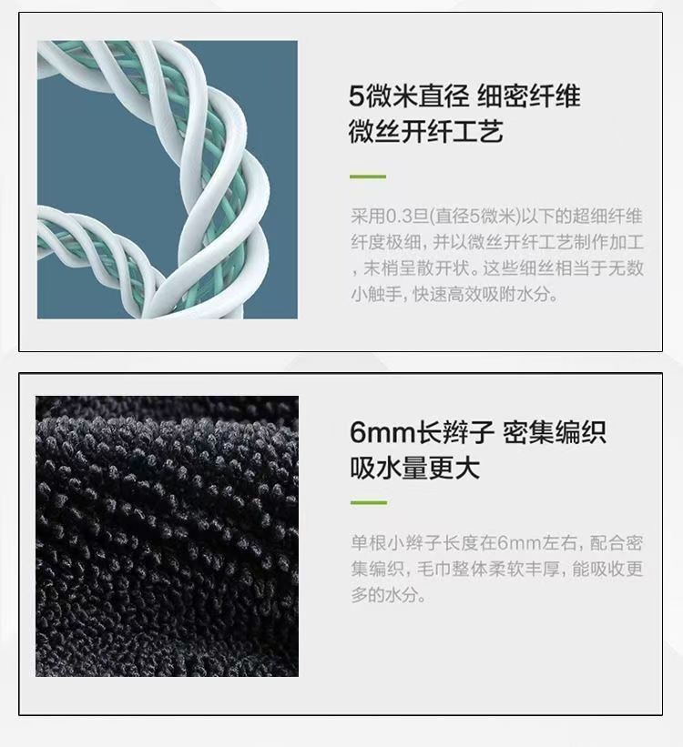 跨境擦车巾小辫子吸水毛巾超细纤维清洁抹布加捻双面加厚洗车毛巾洗车工具用品汽车毛巾详情图5