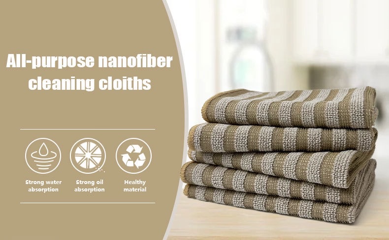 Pearl cloth, nylon filament, PP filament, fiber cloth, not easy to stick to oil, dishcloth, non-shedding, household strong cleaning cloth, cleaning cloth, fish scale cloth Item Picture
