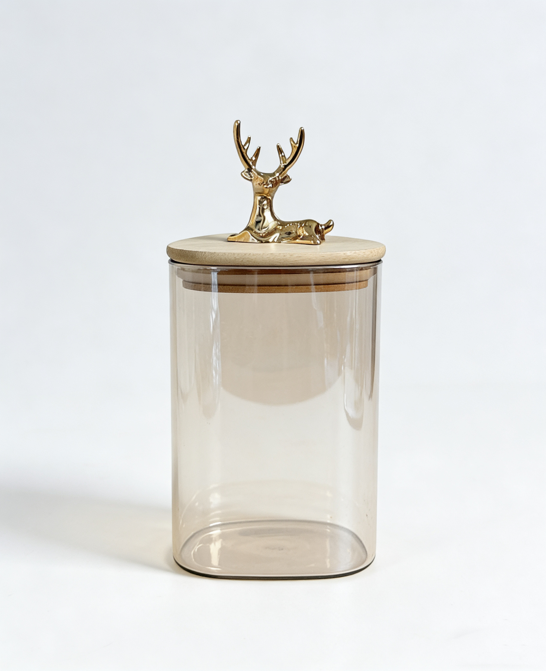 Deer Head Nordic High borosilicate glass sealed jar, food-grade household tea and dried tangerine peel storage jar with lid, grains and cereals Application Scenario