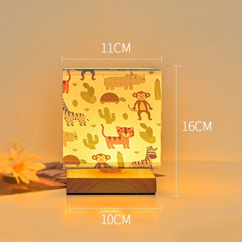 Creative and warm breastfeeding night light question mark children's fabric small table lamp Bedroom bedside lamp sleep atmosphere light gift panda detail image 3