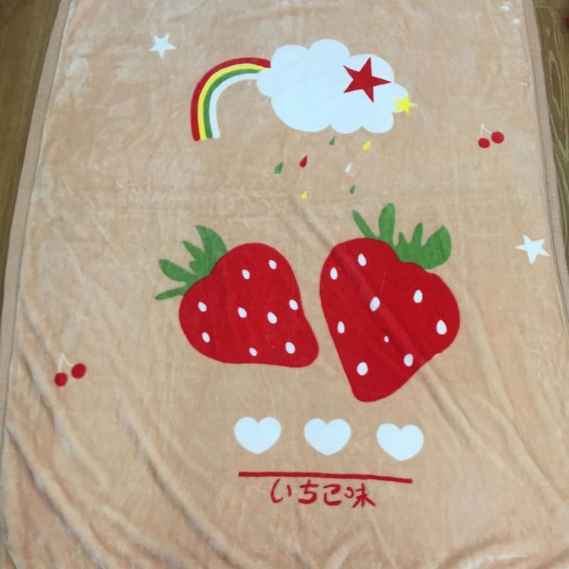 国潮卡通图案婴儿摇粒绒毛毯童毯包被法兰绒儿童包