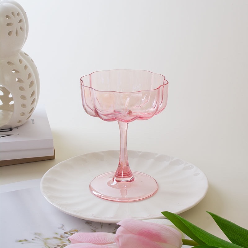 High-appearance-level glass cups, household juice cups, milk cups, Ins-style juice glass water cups, dessert cups Item Picture