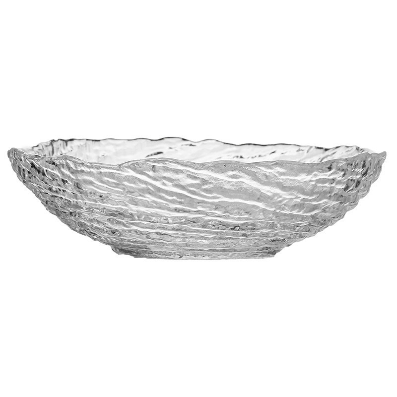 High-end crystal glass fruit plate, exquisite home living room, light luxury, high-end and elegant fruit and vegetable plate, bowl, snack plate detail image 6