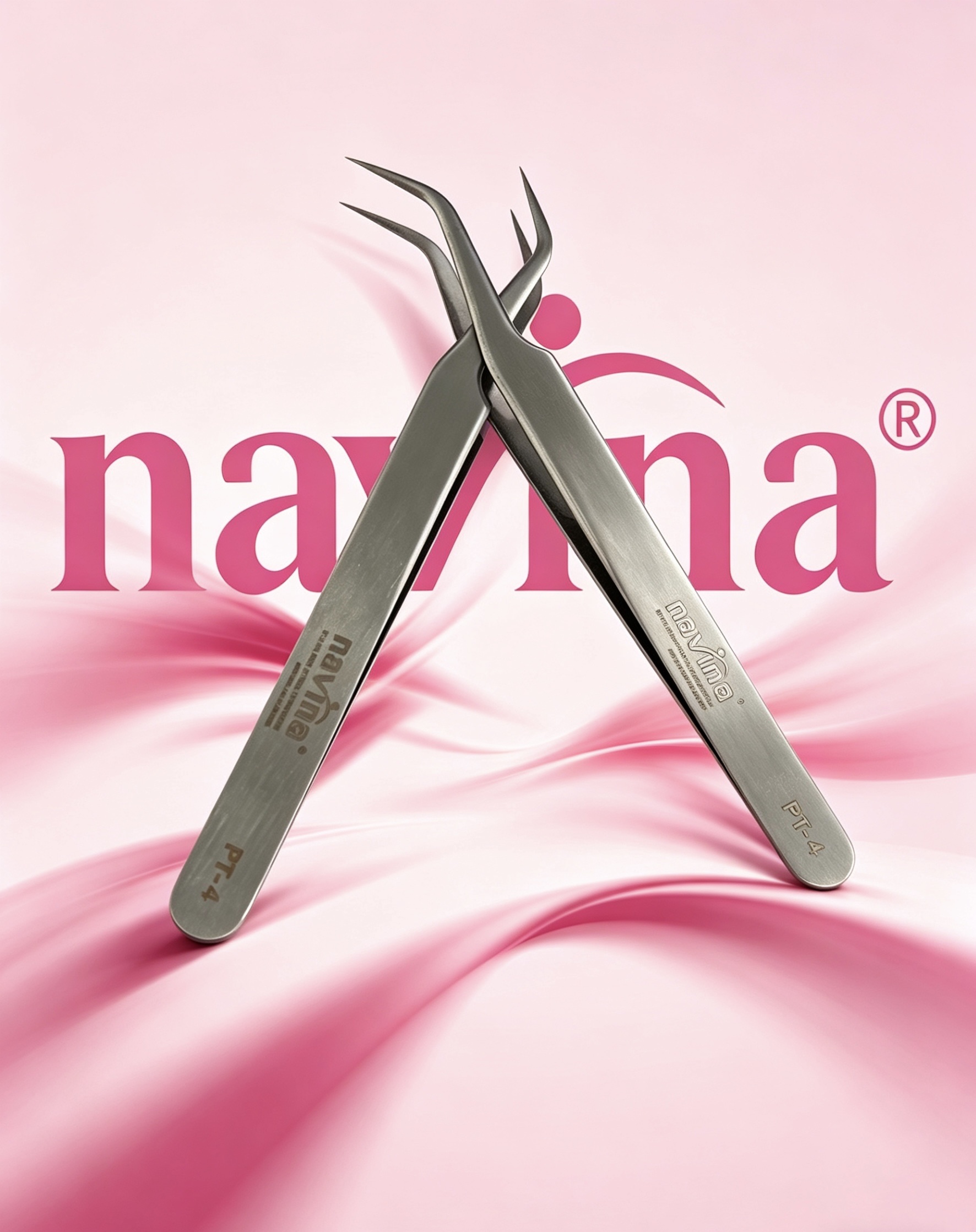 navina Yaweiya Special Tweezers for false eyelash grafting and implantation, Butterfly tweezers, exclusively for export