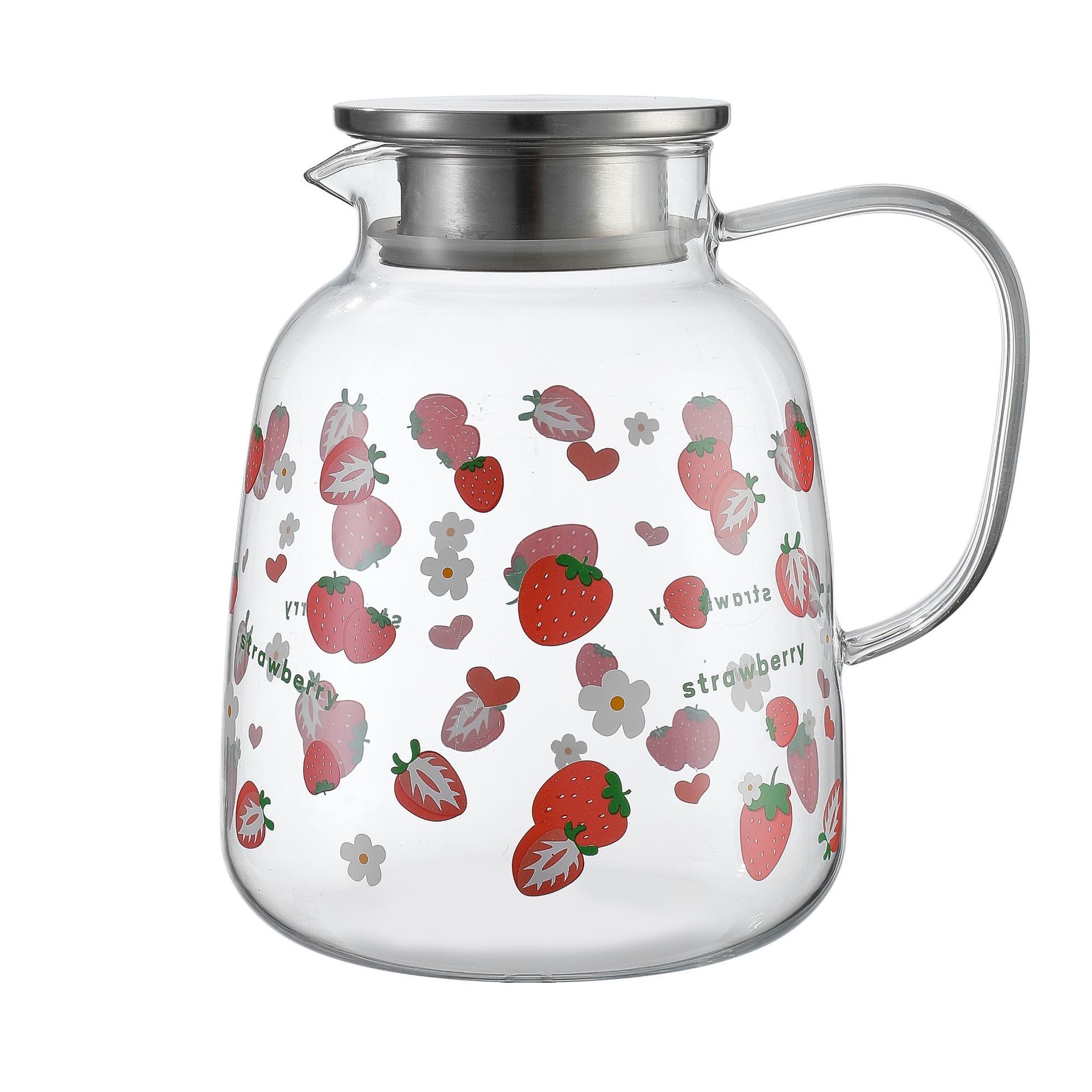 Flower pot, cool water bottle, heat-resistant glass, household cold water bottle, cool boiled water cup, teapot set, new style, fresh and clean Application Scenario