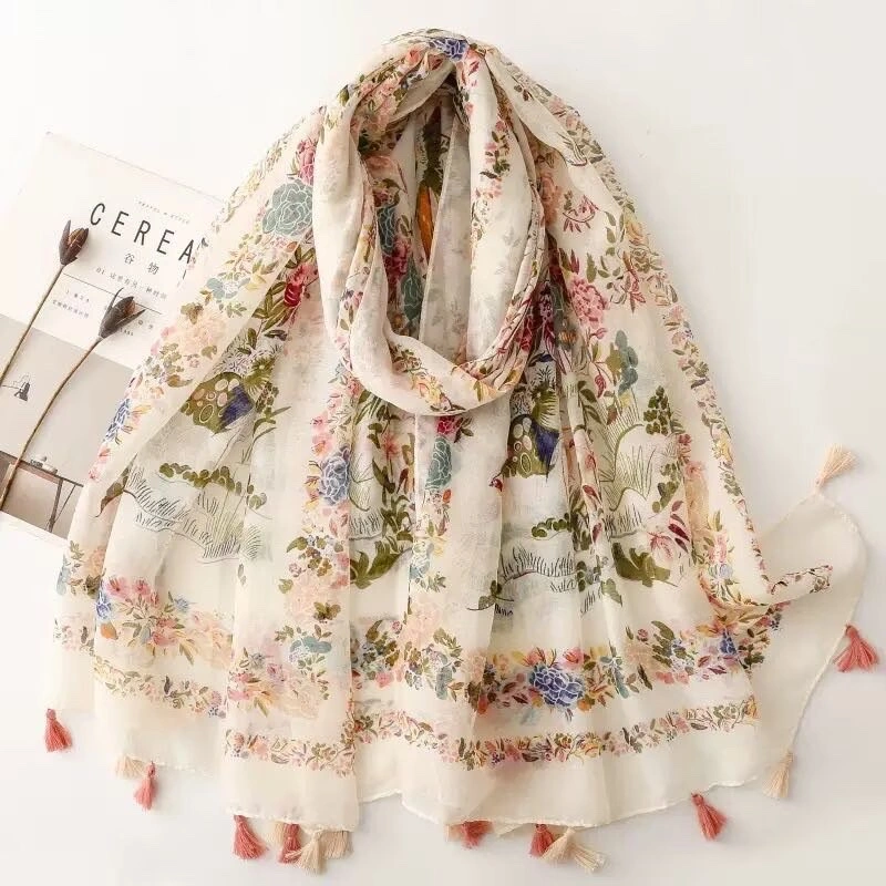New hot new shawl Scarf Beach Towel 19 spread-dense Bali yarn New hot sale Beard 082# 85*180cm detail image 12