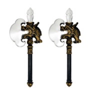 29 Dragon axes, precious swords, golden hoop rods, Three Kingdoms weapons, pirate supplies, Halloween supplies, shields and street toys, etc detail image 2