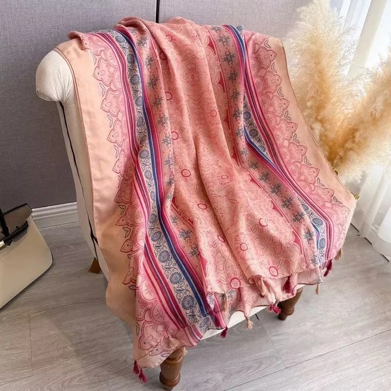 New hot new shawl Scarf Beach Towel 19 spread-dense Bali yarn New hot sale Beard 082# 85*180cm detail image 19