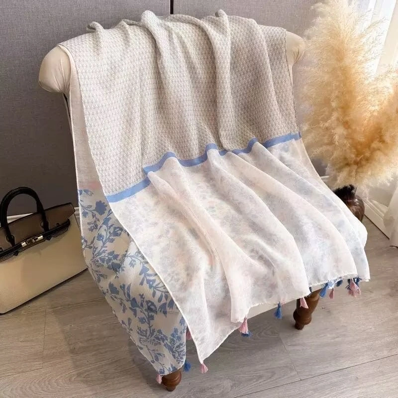 New hot new shawl Scarf Beach Towel 19 spread-dense Bali yarn New hot sale Beard 082# 85*180cm detail image 15