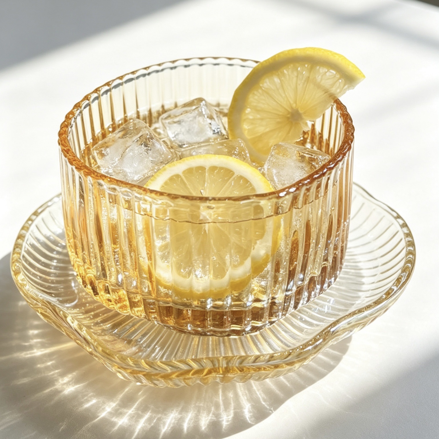 Ins-style irregular cloud plate, glass and plate set, fruit and pastry plate, light luxury and high-end dessert bowl, amber exit detail image 7
