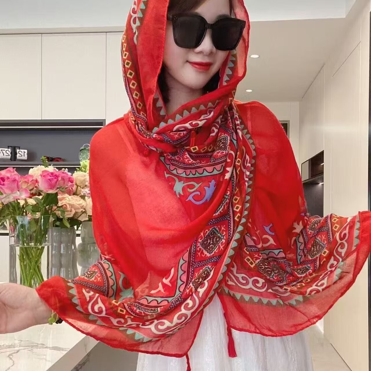New hot new shawl Scarf Beach Towel 19 spread-dense Bali yarn New hot sale Beard 082# 85*180cm Application Scenario