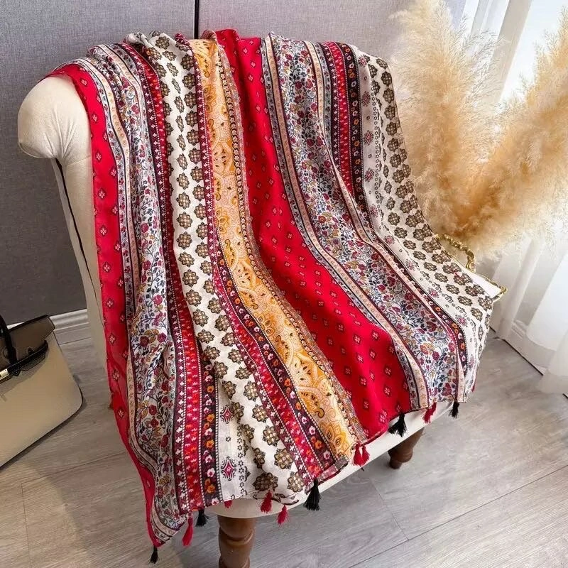 New hot new shawl Scarf Beach Towel 19 spread-dense Bali yarn New hot sale Beard 082# 85*180cm detail image 17