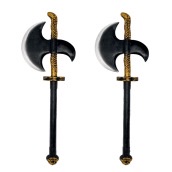 29 Dragon axes, precious swords, golden hoop rods, Three Kingdoms weapons, pirate supplies, Halloween supplies, shields and street toys, etc Specification image