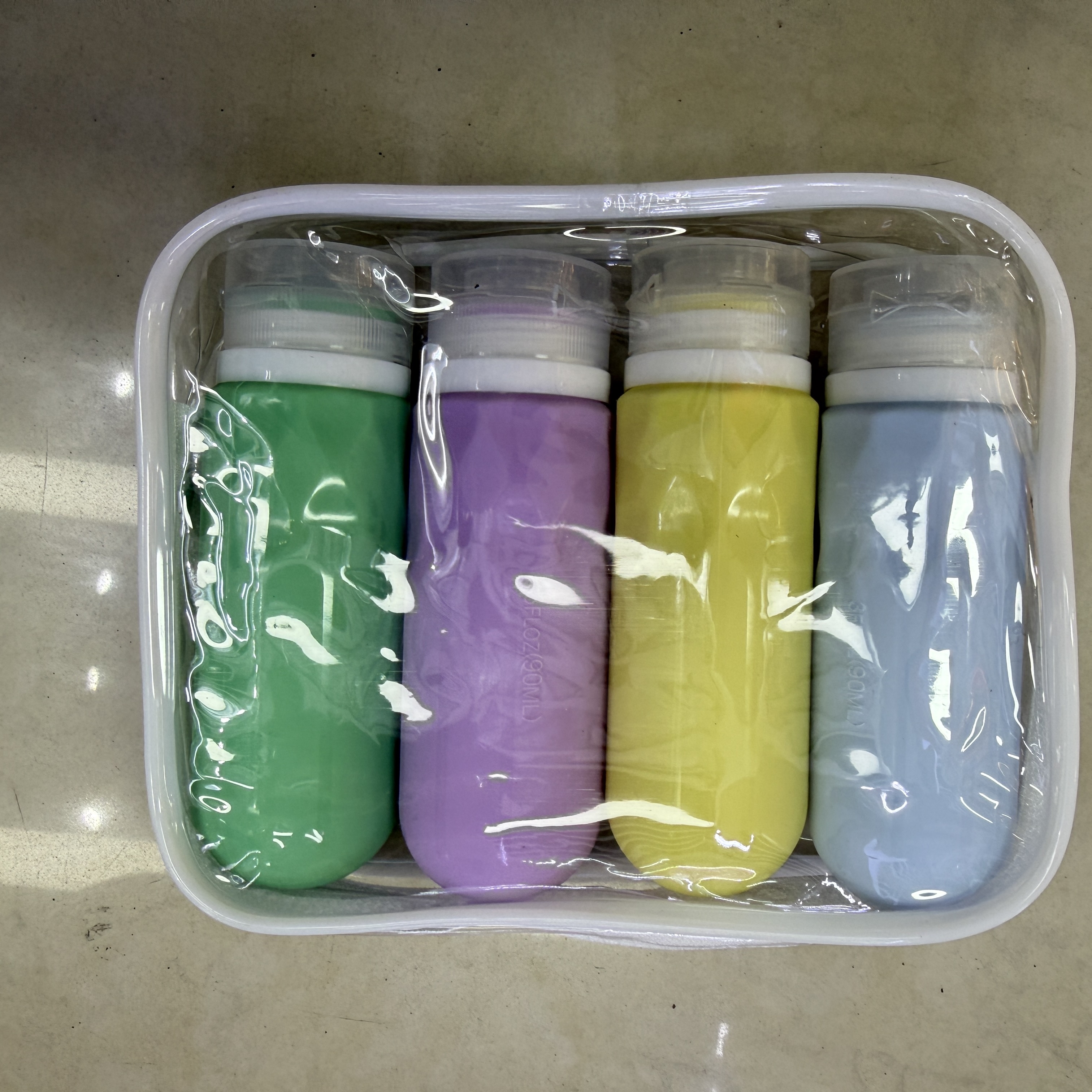 Cosmetics are packaged in bottles made of silicone and come in a variety of styles Item Picture