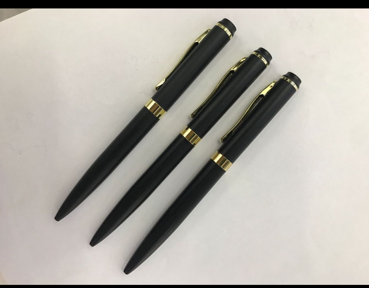 Metal ballpoint pen gift, office and student pen, classic model, durable and smooth writing details Picture