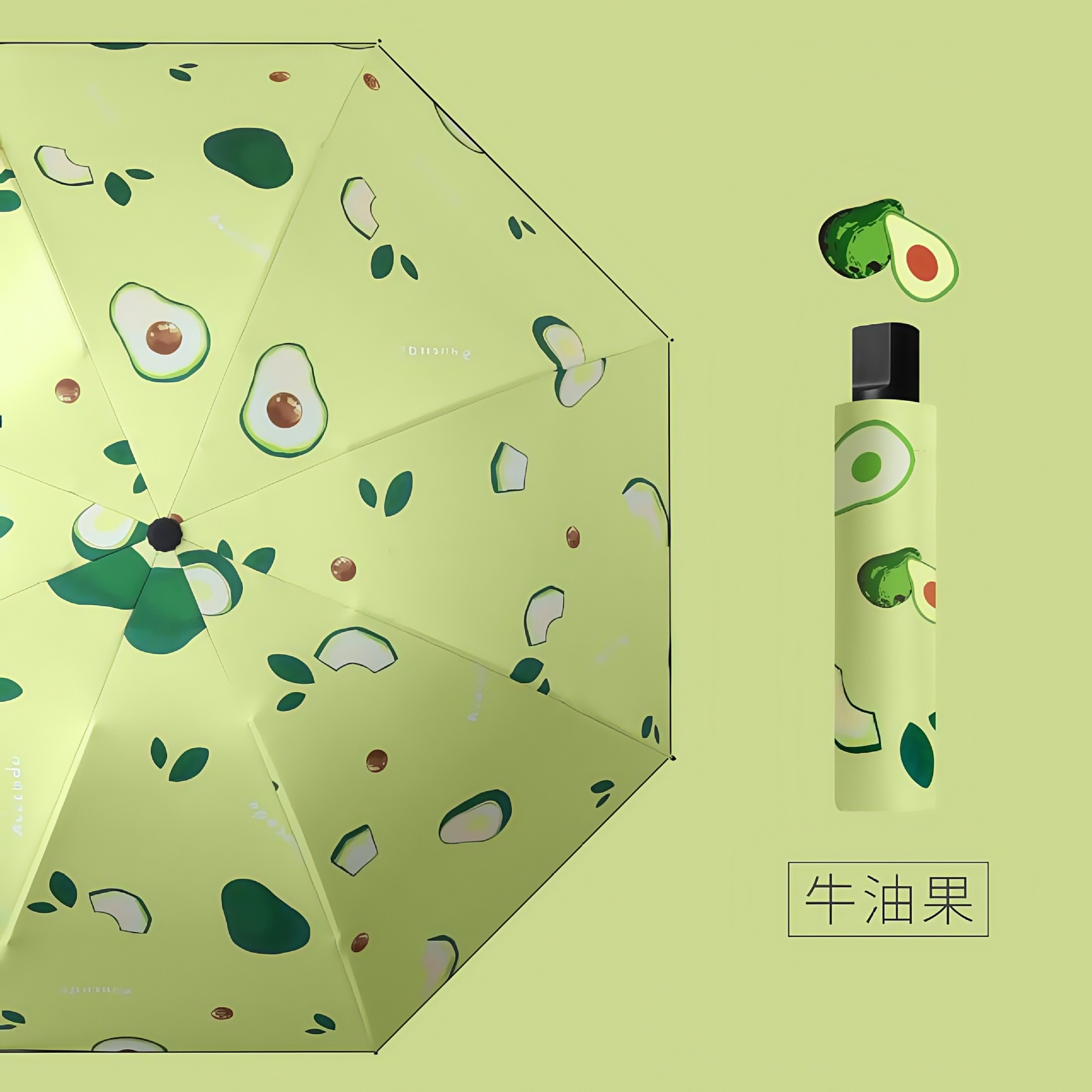 Fruit thickened umbrellas, sun umbrellas, UV-resistant black rubber wholesale, simple sunshade umbrellas, all-weather folding umbrellas Application Scenario