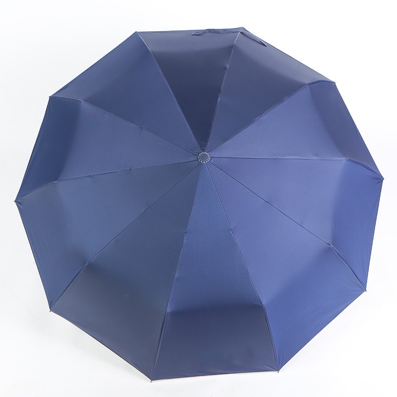 Fully automatic umbrella, sun protection, waterproof, three-fold umbrella, multi-functional 3rd generation Xiaomi black vinyl advertising business folding umbrella Application Scenario