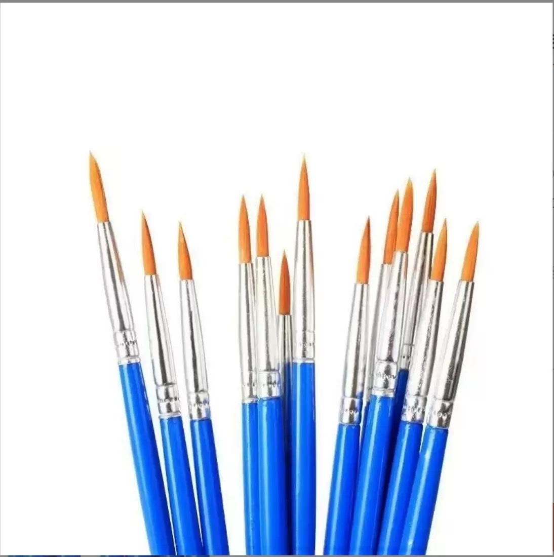 Nylon bristle brushes, plastic rods, digital oil paintings, acrylic outlining pens, children's flat-head brushes, gypsum ceramic paint pens full figure