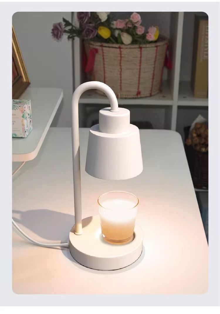 Metal scented wax lamp, retro and romantic table lamp, atmosphere sunset lamp detail image 18