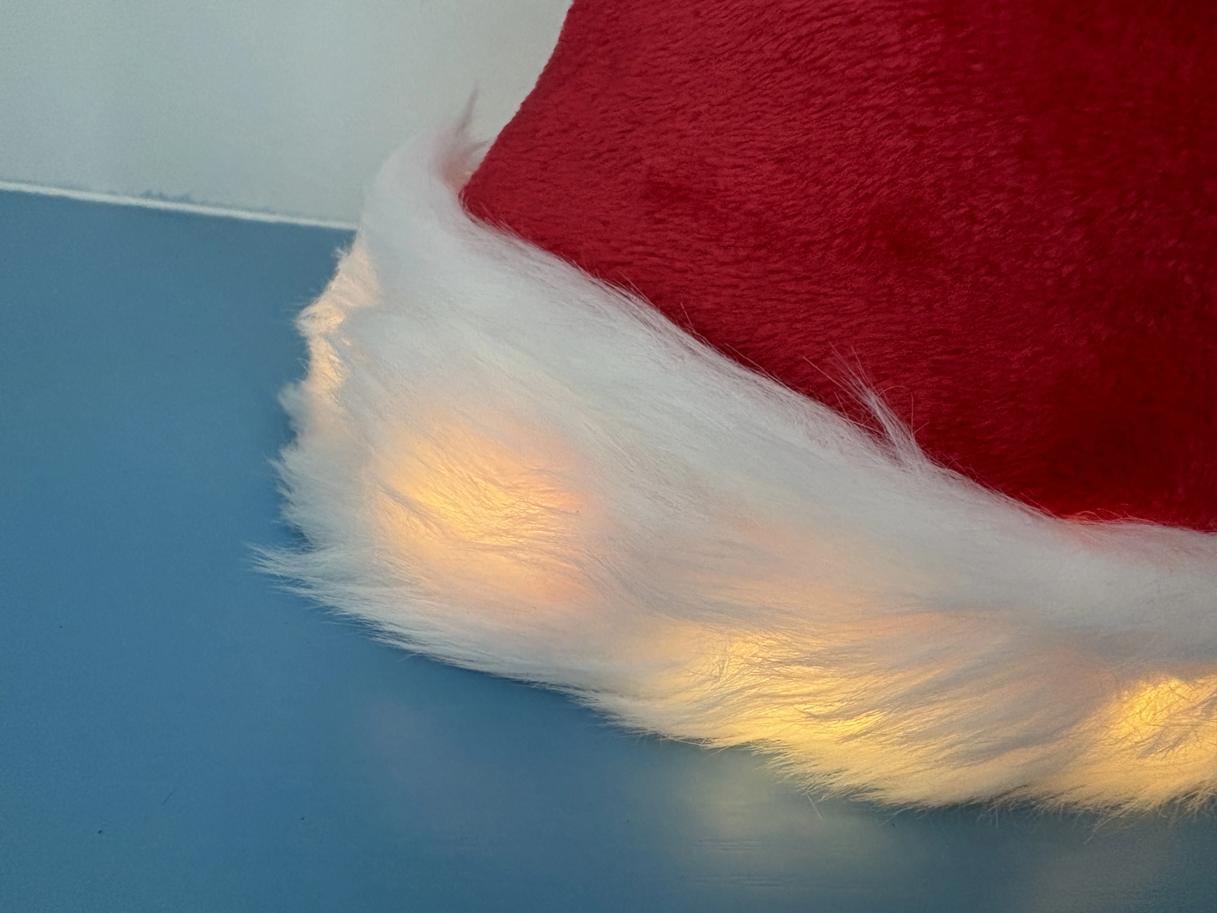 25 cents Shanghai-style adult and children's hats with edge lights, warm lights, Christmas decoration items, Christmas gifts detail image 3
