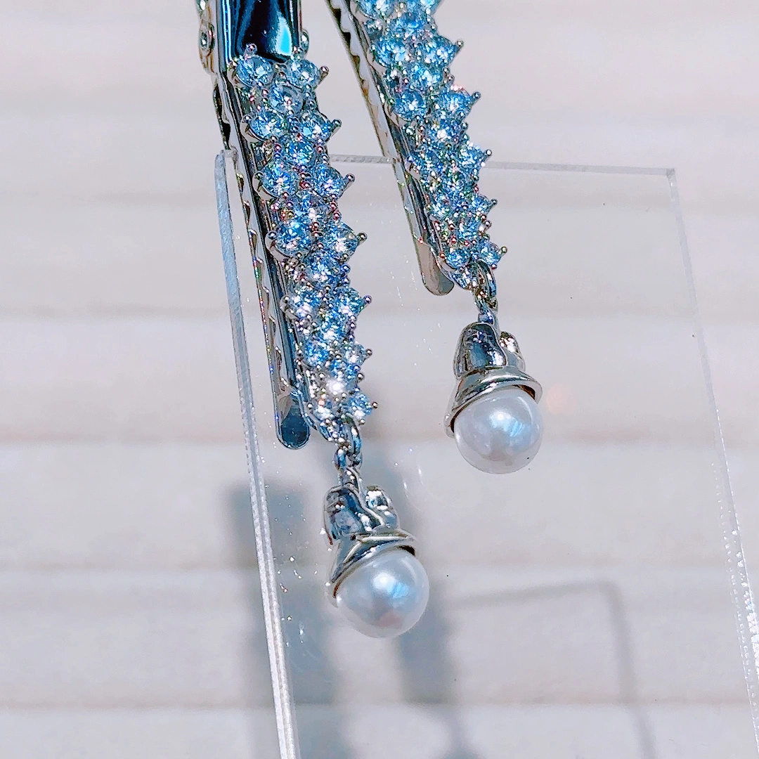 Beaded ➕ Czech diamond gold-plated jewelry clip jewelry detail image 2