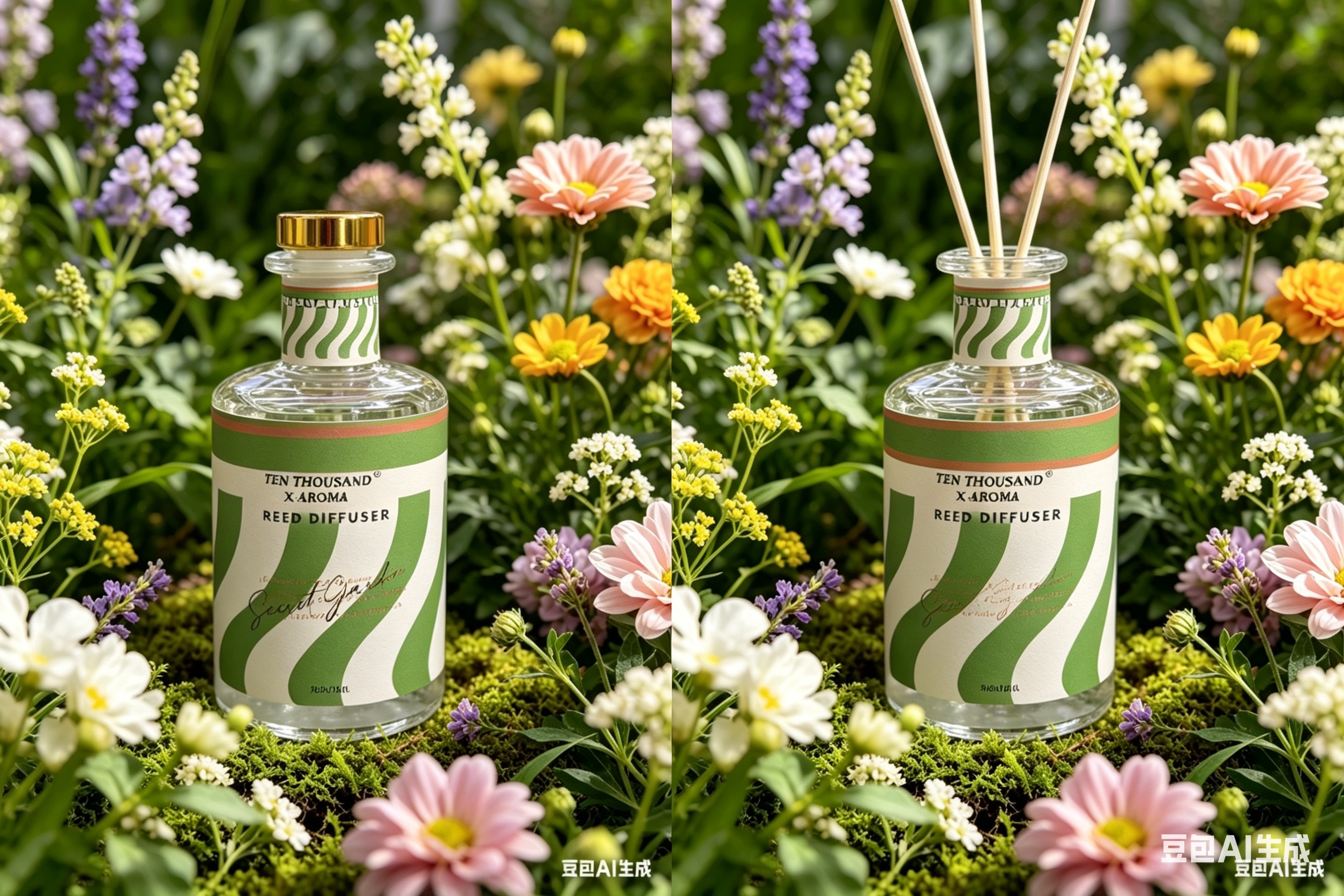 Aromatherapy diffuser bottles, flower and fruit scents, flameless aromatherapy, fresh air, indoor household, toilet, hotel bathroom, aromatherapy ornaments, cross-border Specification image