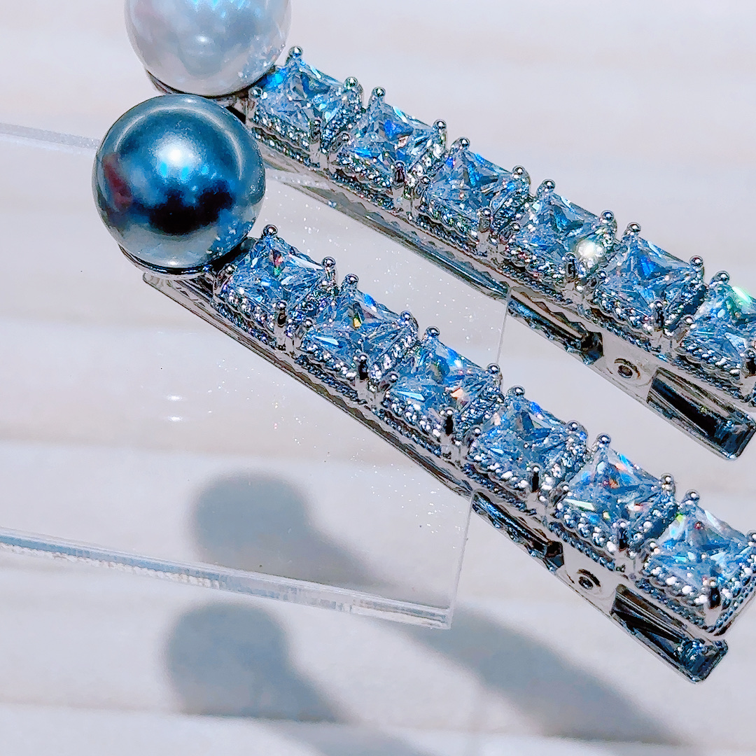 Large beads ➕ Czech diamonds ➕ gold-plated jewelry clips jewelry Item Picture