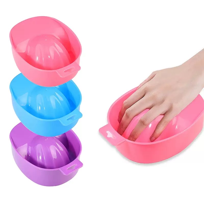 Nail art tools, nail art color soaking bowl, nail bowl, shell-shaped softening dead skin and keratin hand soaking and care basin details Picture