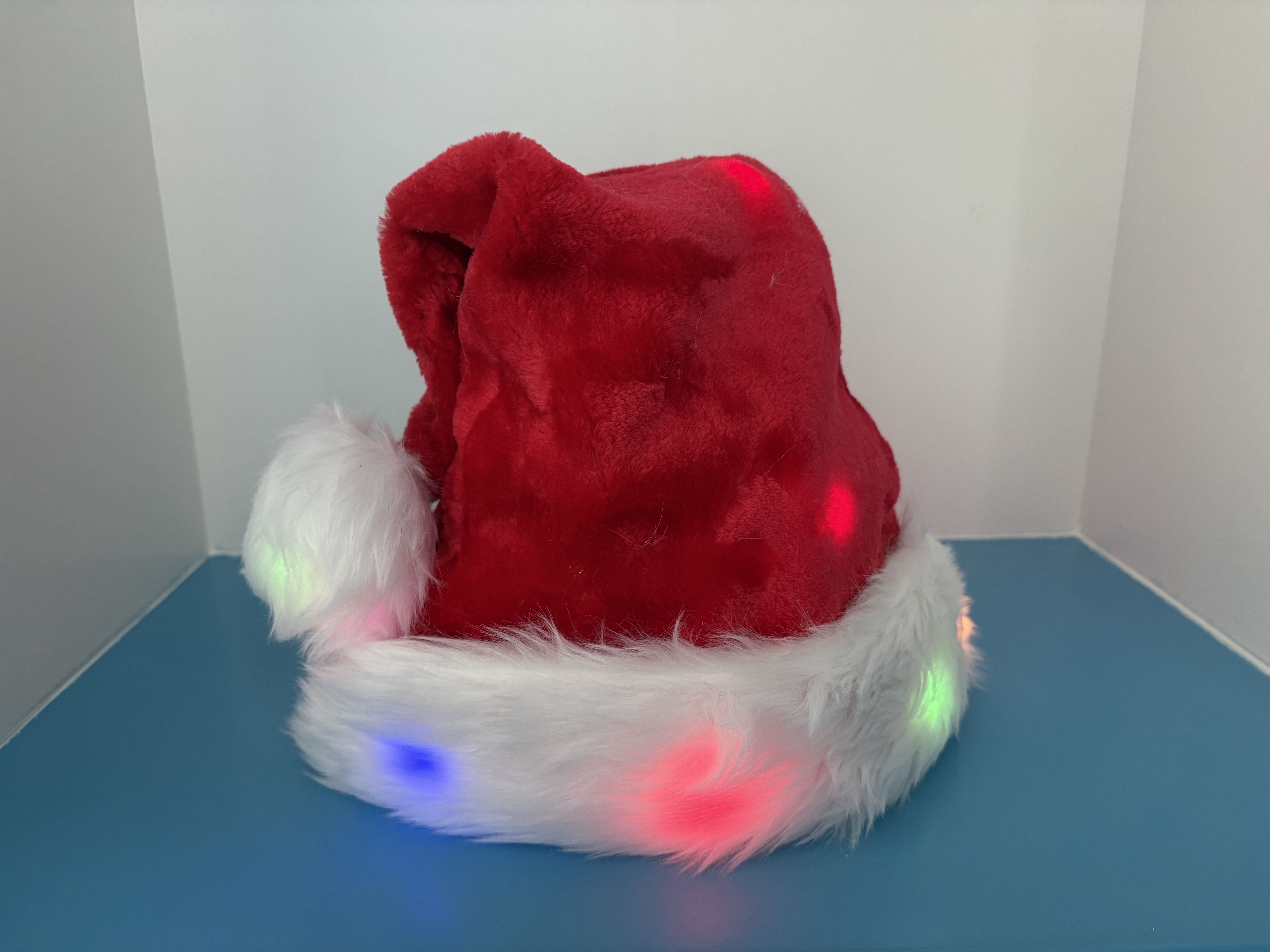 25 cents Shanghai-style adult double-layer full cap with light, colorful lights, Christmas decoration items, Christmas gifts detail image 2