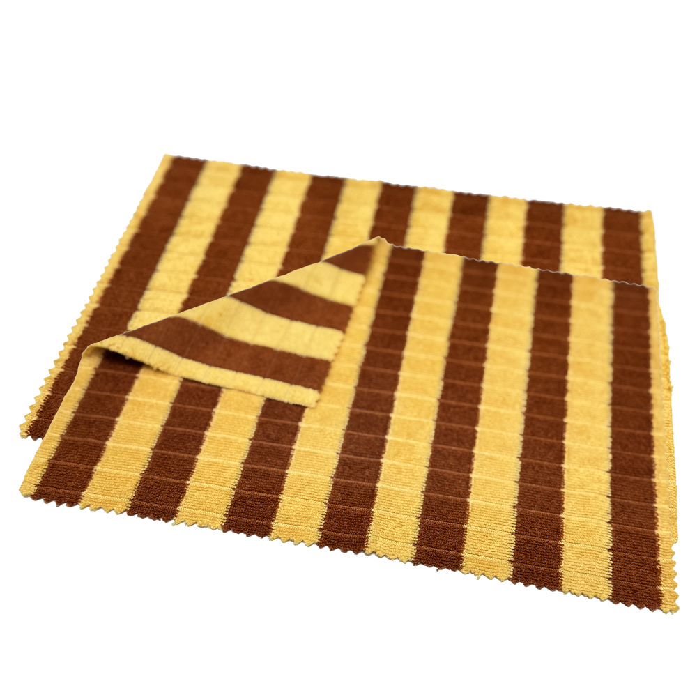Wholesale kitchen cleaning cloths with ultra-fine fiber polyester-nylon composite glossy grid mirror polishing that do not shed fibers when cleaned detail image 2
