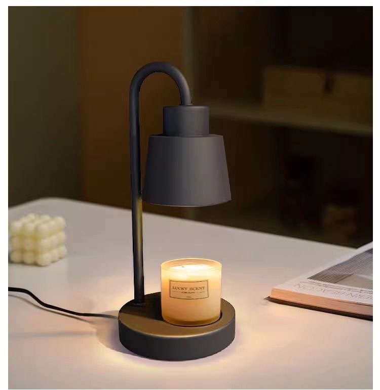 Metal scented wax lamp, retro and romantic table lamp, atmosphere sunset lamp detail image 20