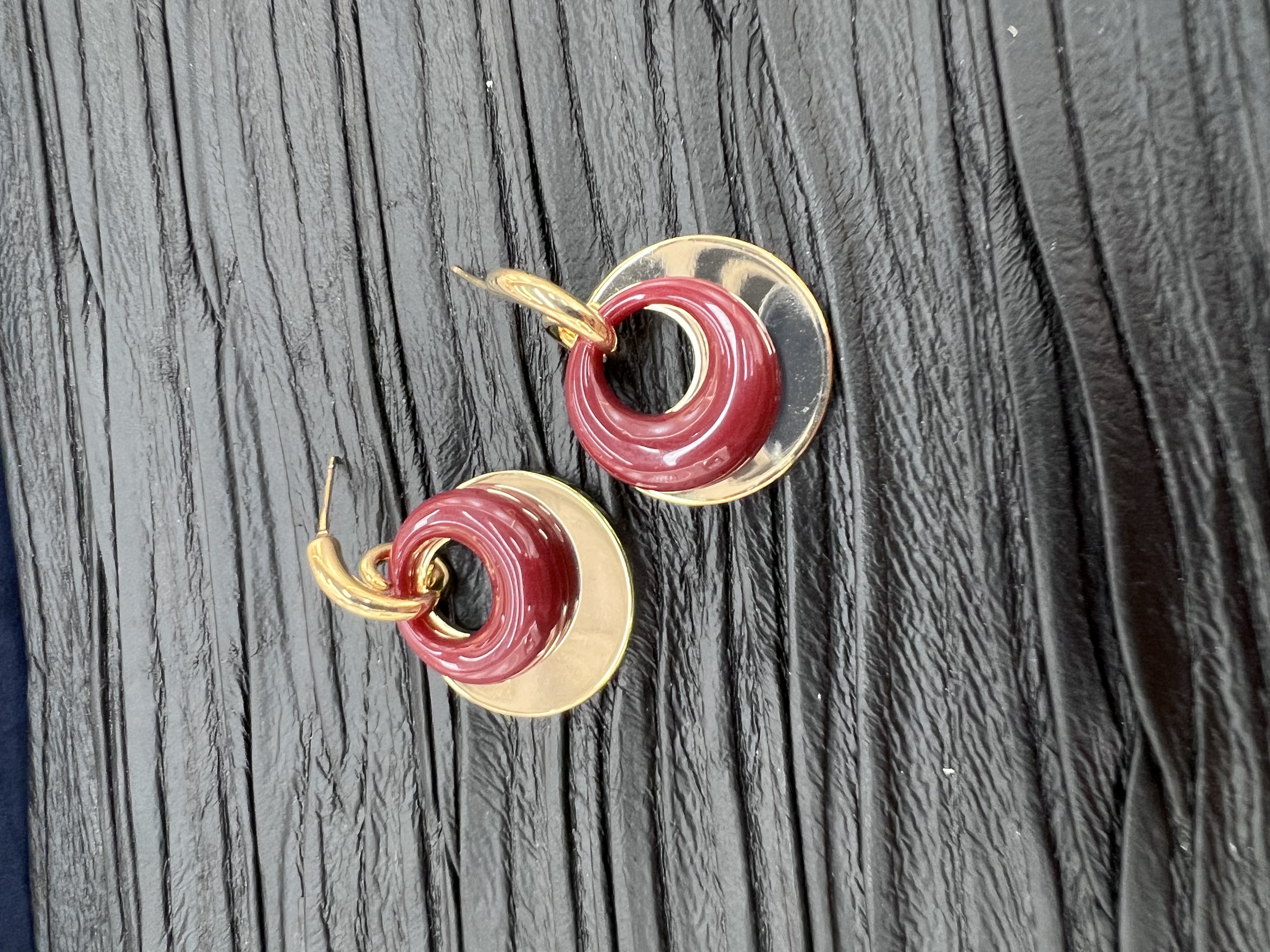 米珠编织水晶耳环时尚饰品女款精致设计感米珠耳环