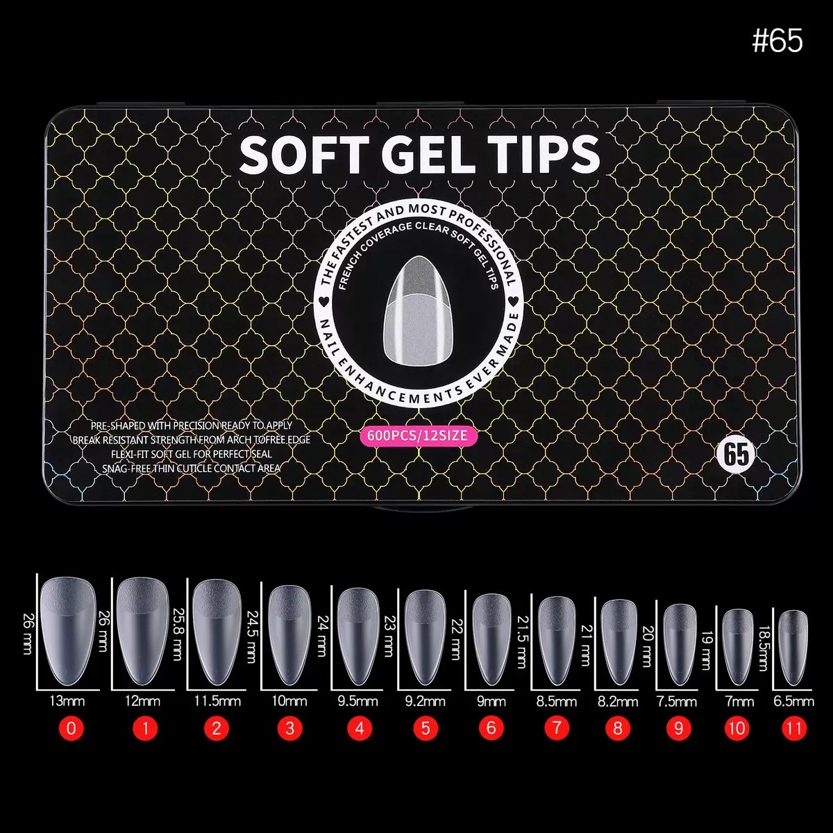 Black box nail nail plates, frosted, scratch-free, hand-worn, ultra-thin, scarless nail plates Application Scenario