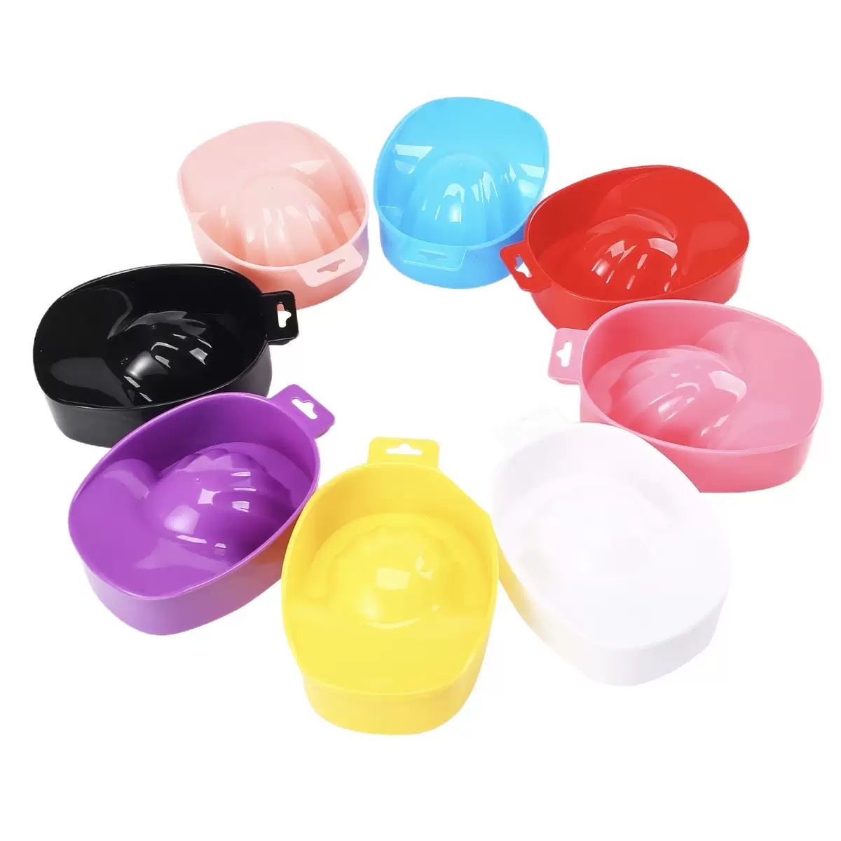 Nail art tools, nail art color soaking bowl, nail bowl, shell-shaped softening dead skin and keratin hand soaking and care basin