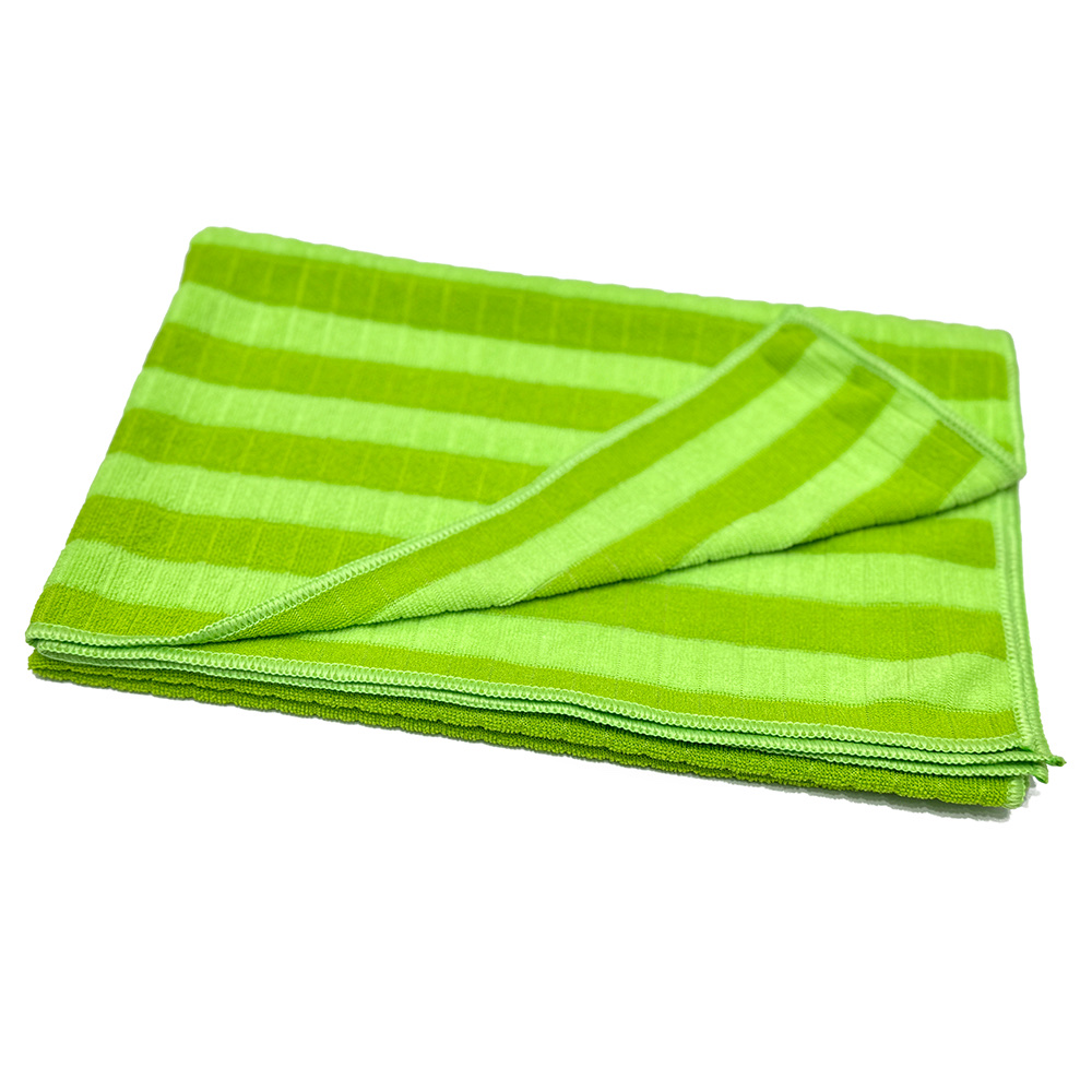 Wholesale kitchen cleaning cloths with ultra-fine fiber polyester-nylon composite glossy grid mirror polishing that do not shed fibers when cleaned detail image 1