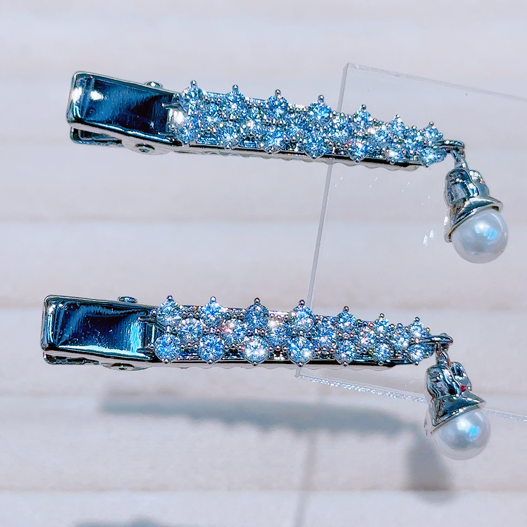 Beaded ➕ Czech diamond gold-plated jewelry clip jewelry detail image 4