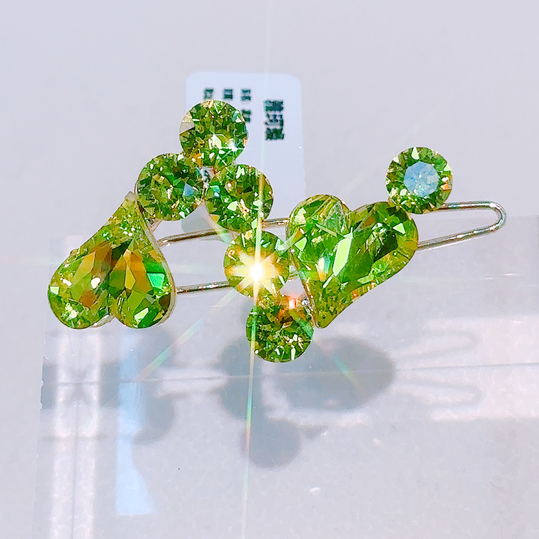 Austrian Swarovski crystal gold-plated jewelry and ornaments detail image 3