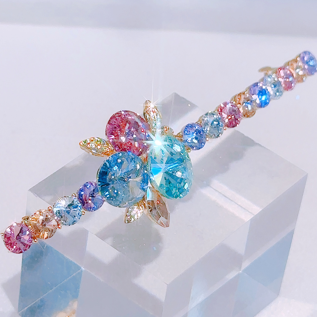 Austrian Swarovski crystal gold-plated jewelry and ornaments Specification image