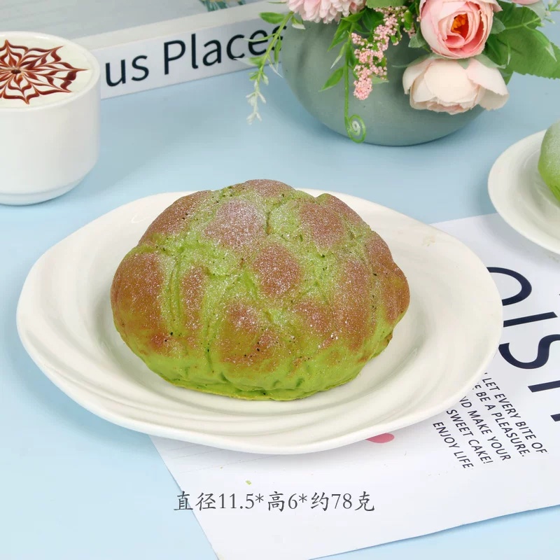 仿真抹茶蛋糕；创意摆件