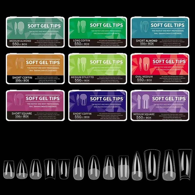 Wholesale of transparent semi-matte nail plates, fully attached, scratch-free, flat, high-position semi-attached wearable nails