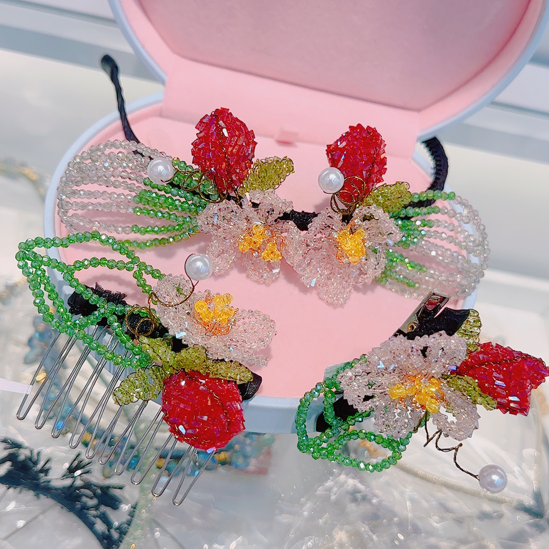 水晶➕镀金饰品 夹子珠宝首饰