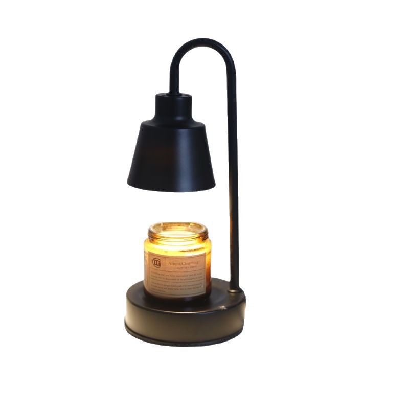 Metal scented wax lamp, retro and romantic table lamp, atmosphere sunset lamp detail image 6