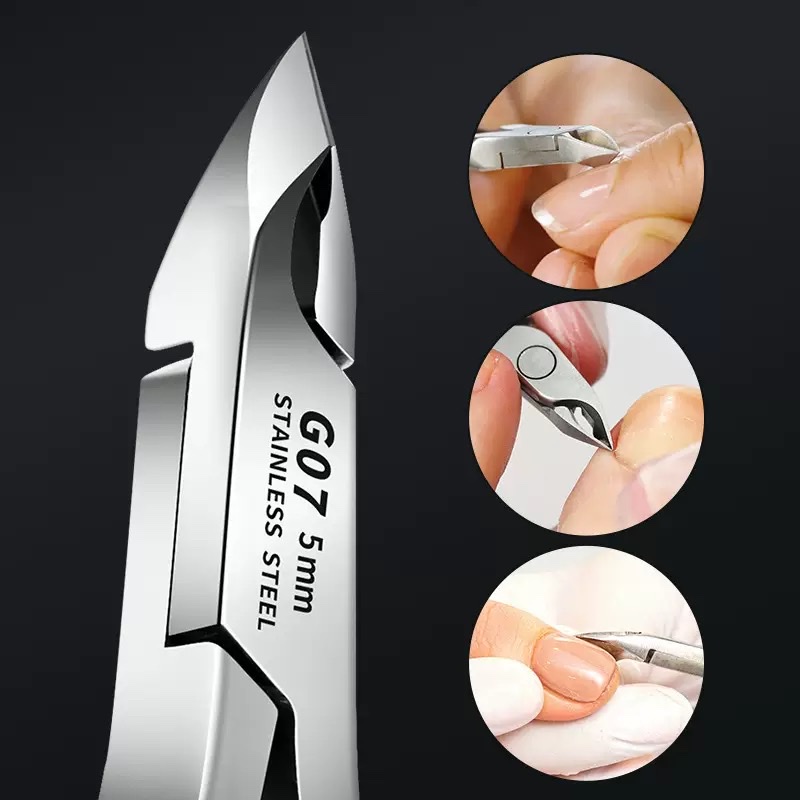 The dead skin clipper is a special tool for nail salons to trim nails, remove dead skin, push knife, nail scissors, and manicure tools Application Scenario