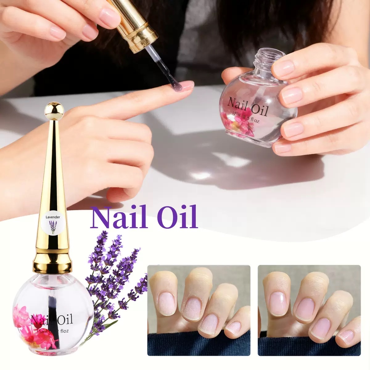 New nail care finger rim nourishing Oil and finger rim nourishing liquid Repair and moisturize nail polish in multiple scented bottles Application Scenario