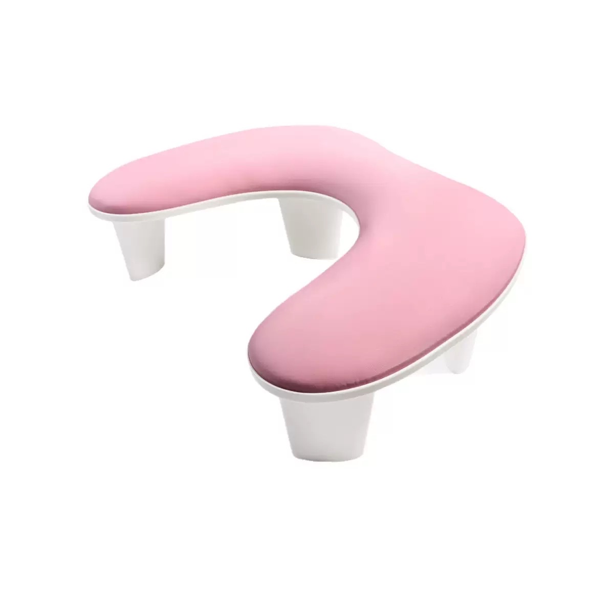 This Russian-style nail art U-shaped hand pillow features a detachable stand with an inclined design. Made of PU leather, it is comfortable, simple and multi-functional Item Picture