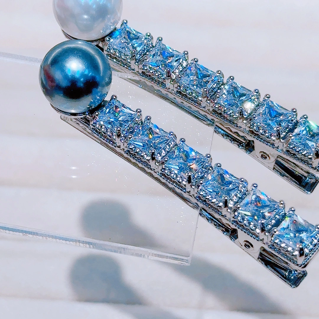 Large beads ➕ Czech diamonds ➕ gold-plated jewelry clips jewelry detail image 5
