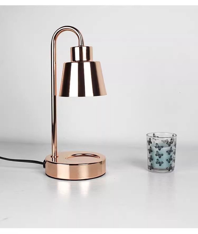Metal scented wax lamp, retro and romantic table lamp, atmosphere sunset lamp detail image 16