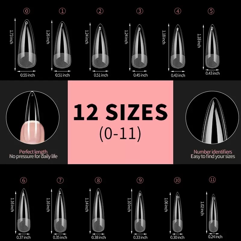 Wholesale of transparent semi-matte nail plates, fully attached, scratch-free, flat, high-position semi-attached wearable nails Application Scenario