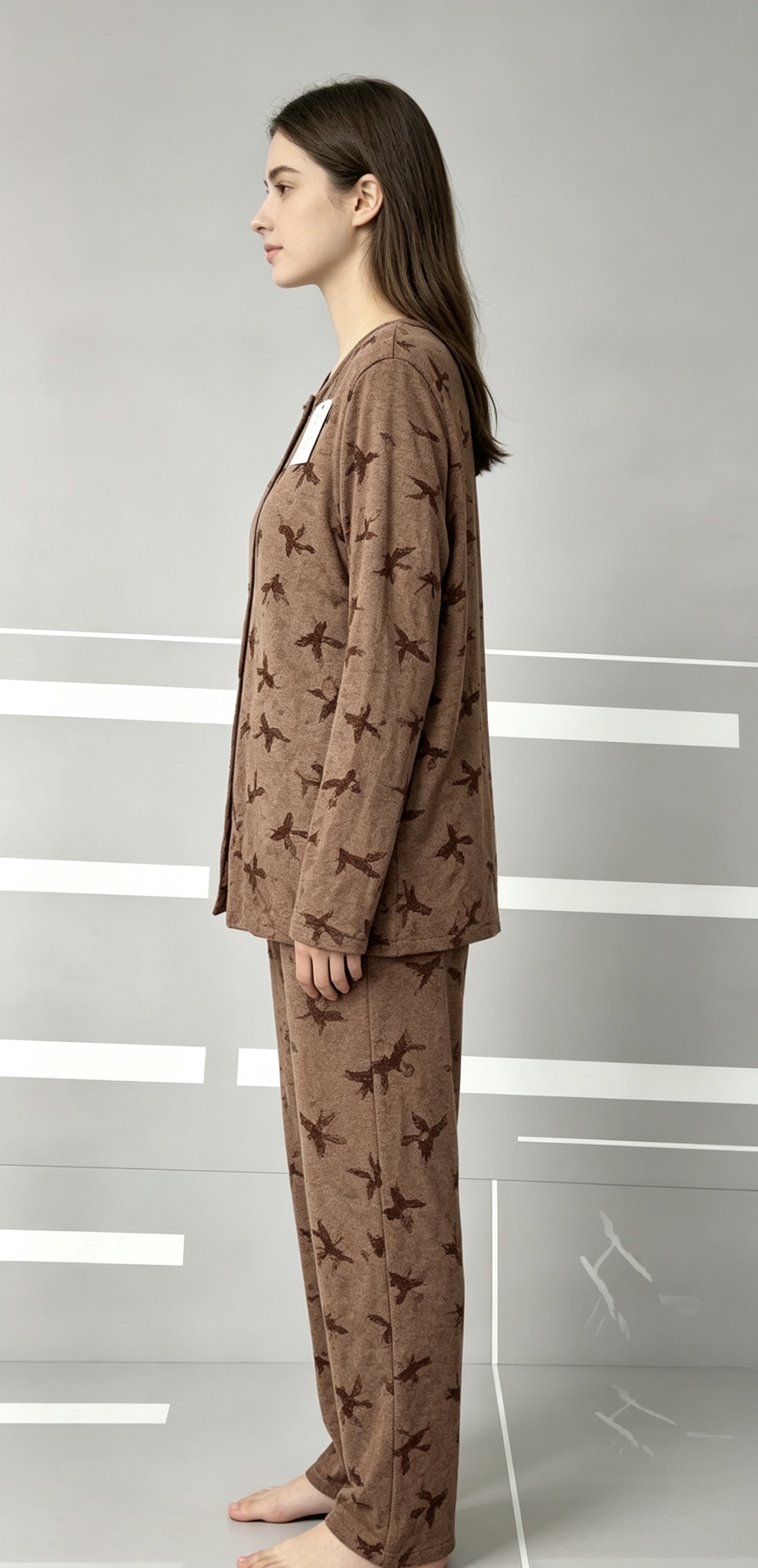 女士家居服实物图