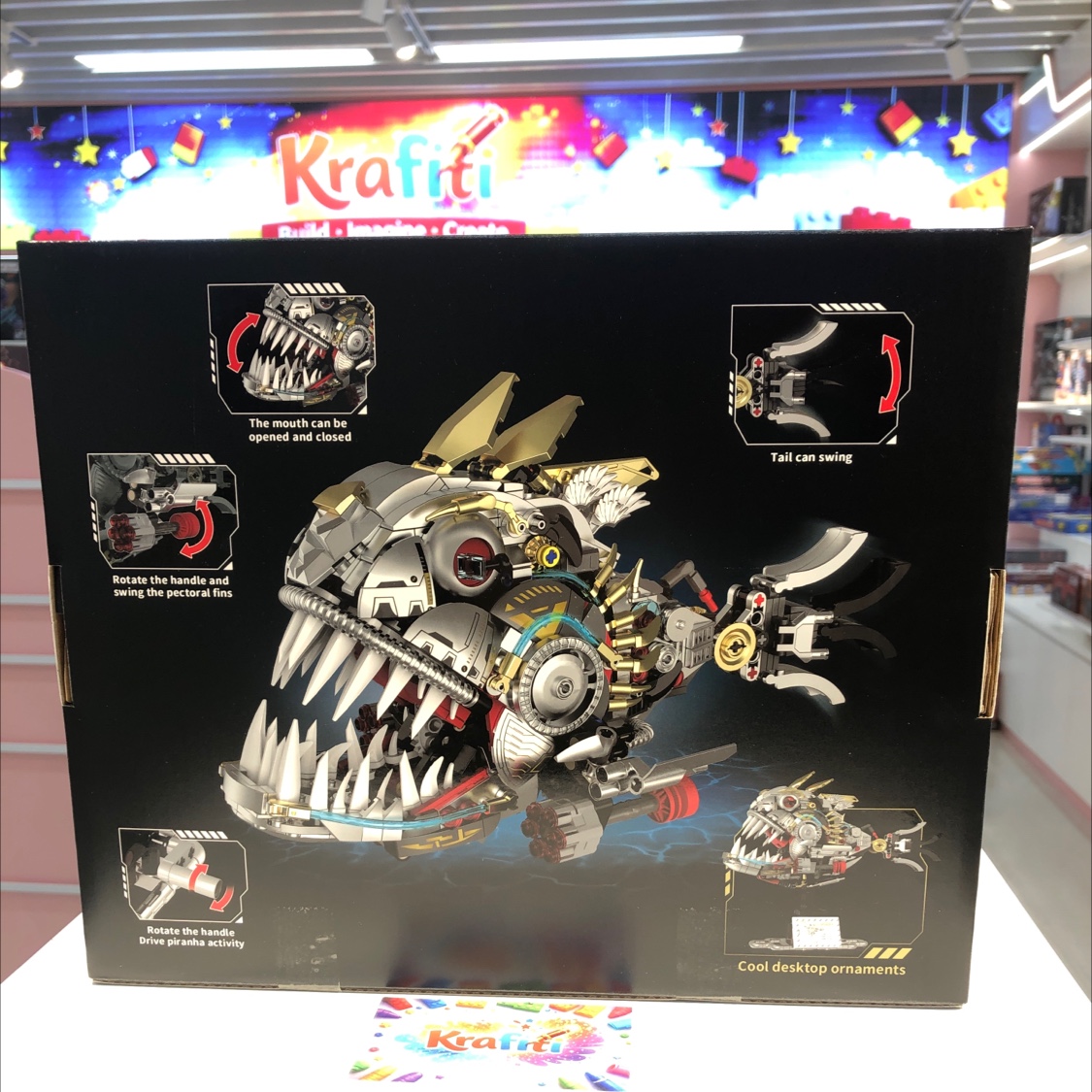 K96224  热带部落食ren 鱼 积木产品图